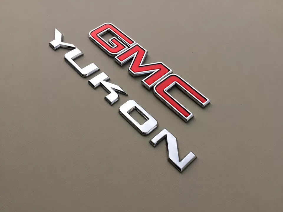 2007-2014 GMC Yukon Tailgate Emblem Set