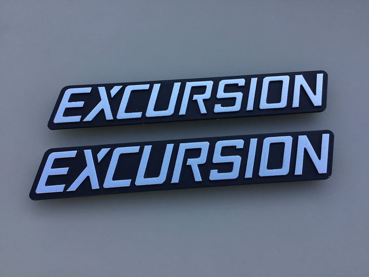 Excursion Emblem 2000-2005 Ford Excursion Fender Emblem Set - Emblem Dude