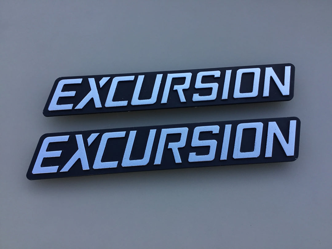 2000-2005 Ford Excursion Fender Emblem Set