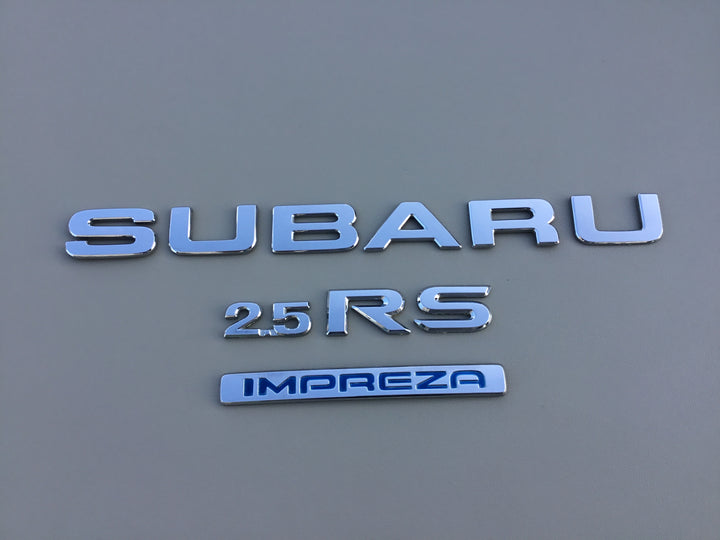 2002-2005 Subaru Impreza 2.5 RS Trunk Emblem Set