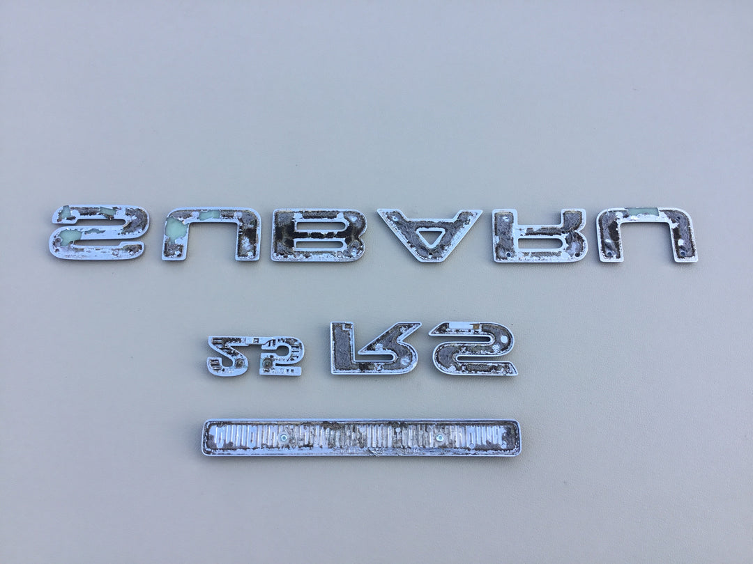 2002-2005 Subaru Impreza 2.5 RS Trunk Emblem Set