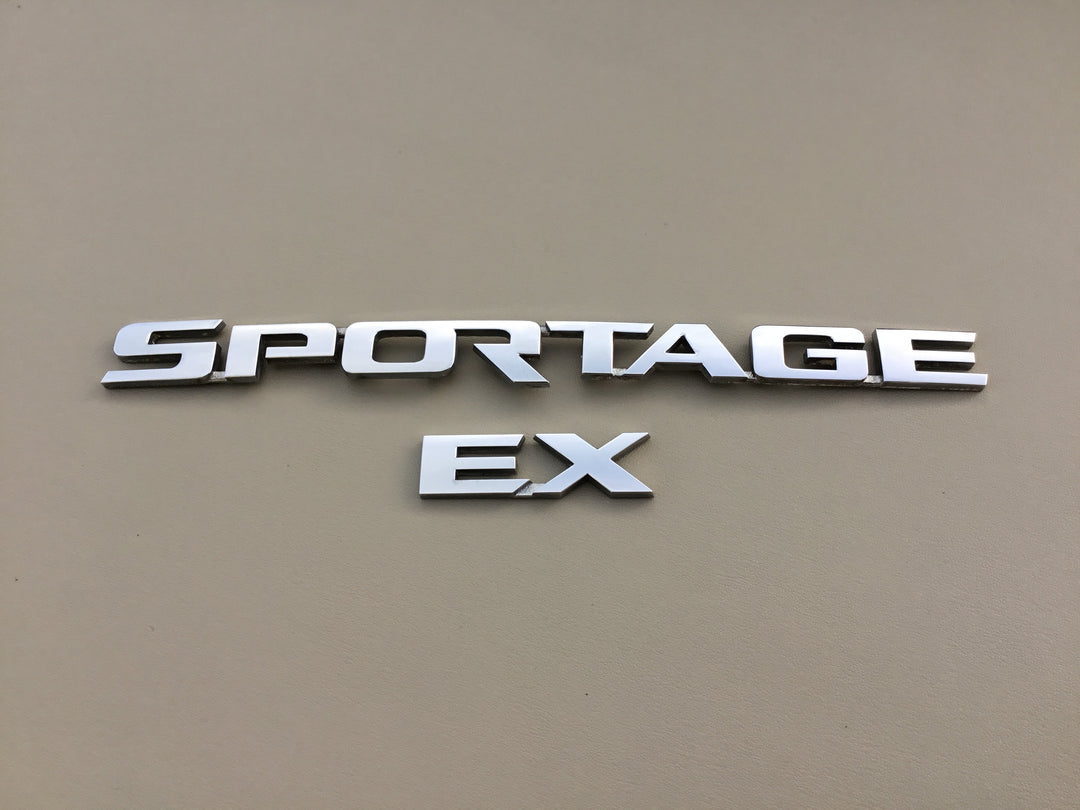 2005-2010 Kia Sportage EX Tailgate Emblem Set