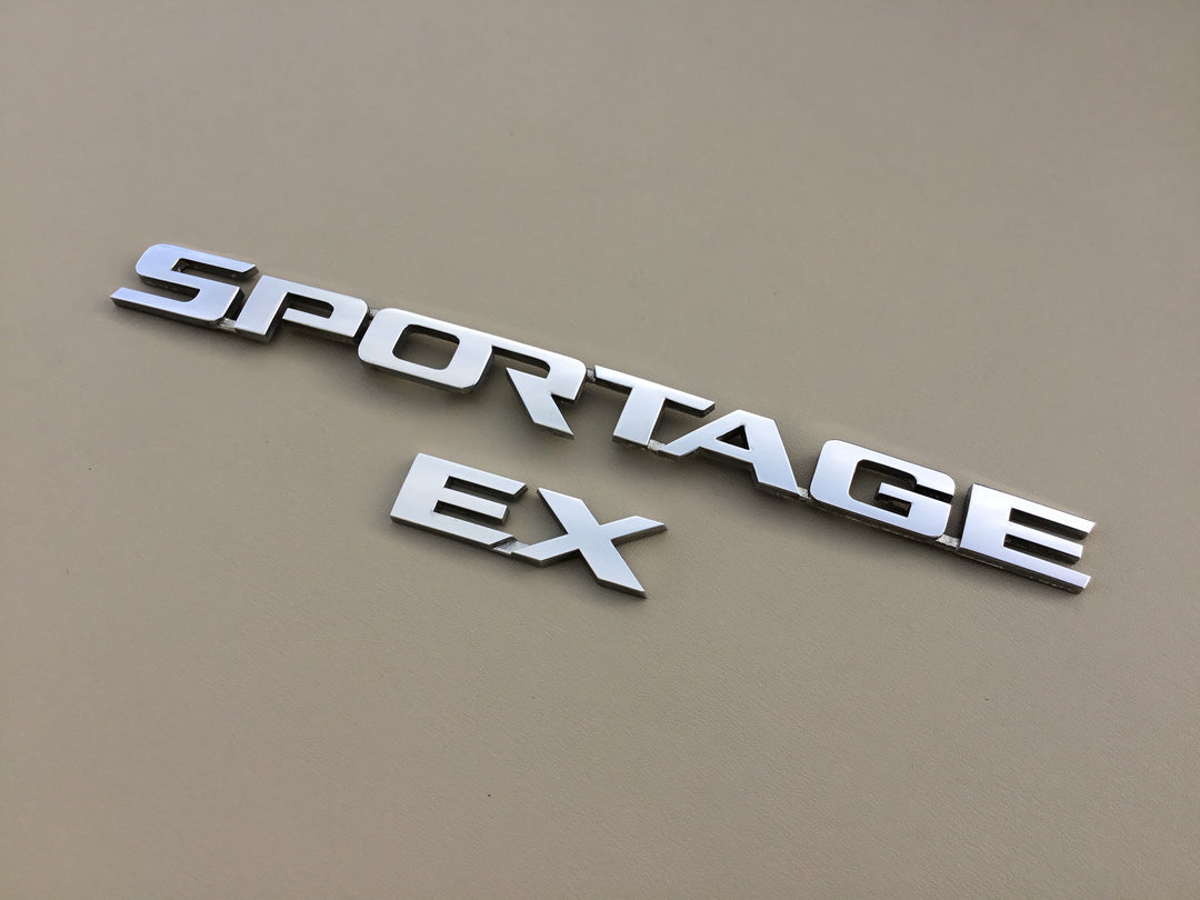 2005-2010 Kia Sportage EX Tailgate Emblem Set