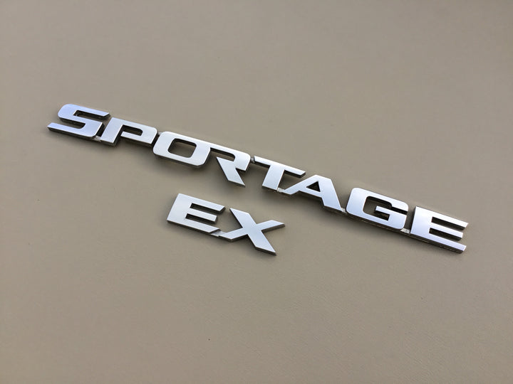 2005-2010 Kia Sportage EX Tailgate Emblem Set