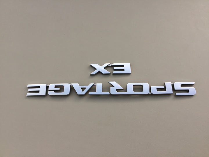 2005-2010 Kia Sportage EX Tailgate Emblem Set