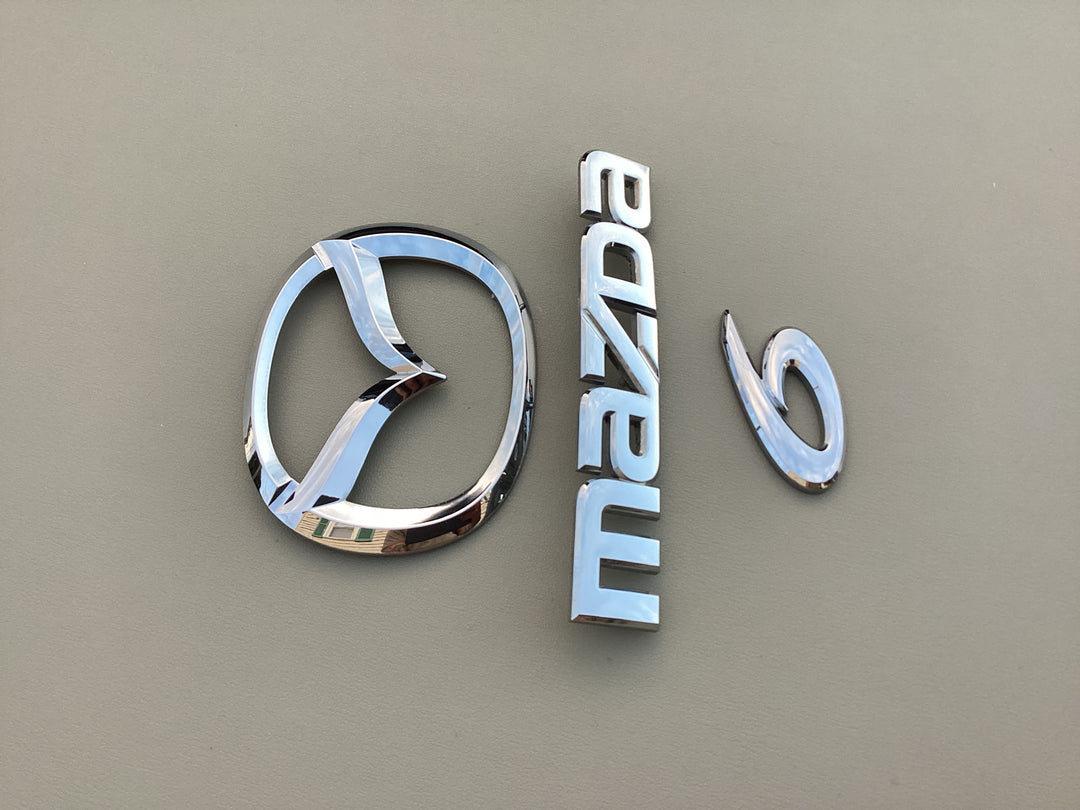 2009-2013 Mazda 6 Trunk Emblem Set
