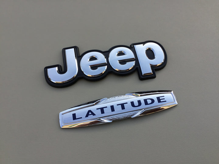 2014-2018 Jeep Cherokee Latitude Tailgate Emblem Set