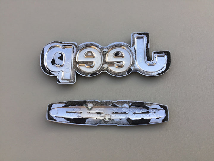 2014-2018 Jeep Cherokee Latitude Tailgate Emblem Set