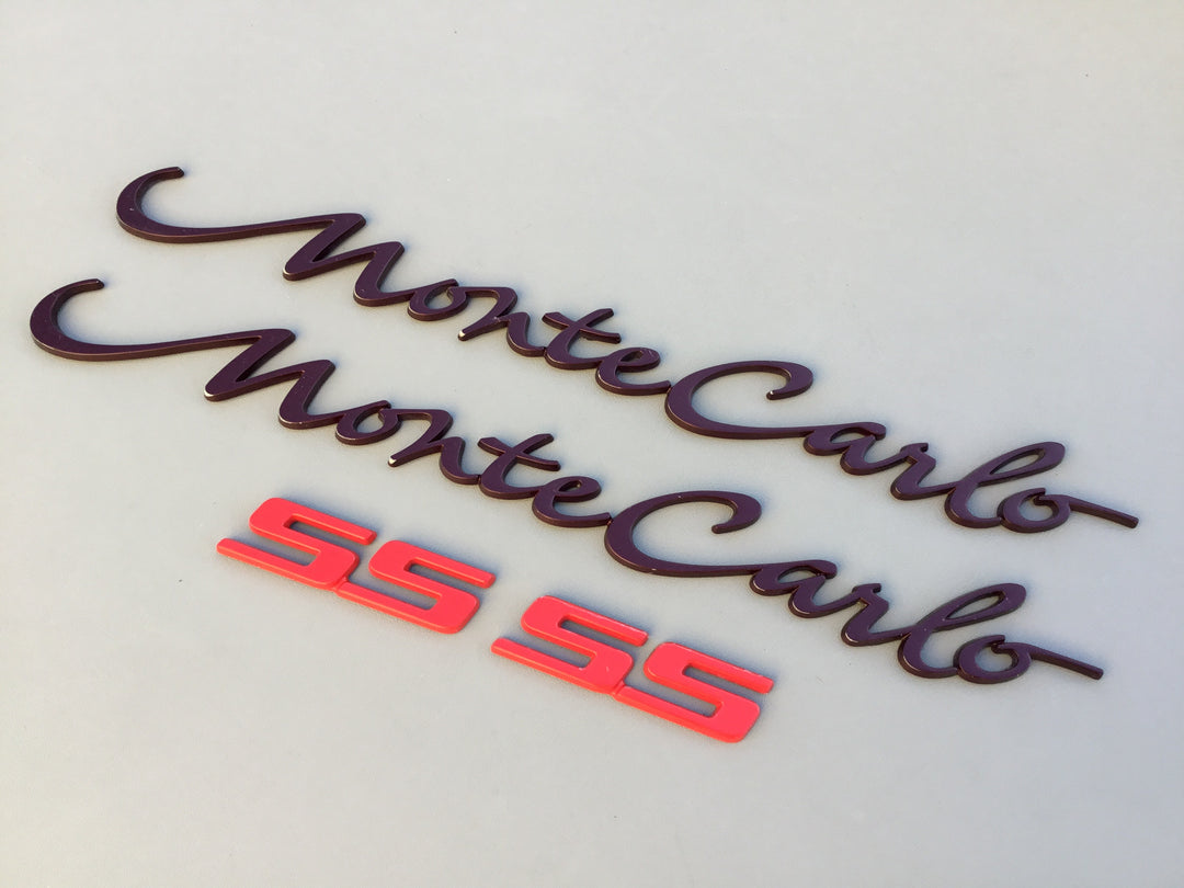 2000-2005 Monte Carlo SS Side Emblem Set