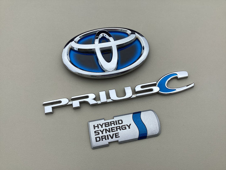 2012-2016 Toyota Prius C Hybrid Trunk Emblem Set