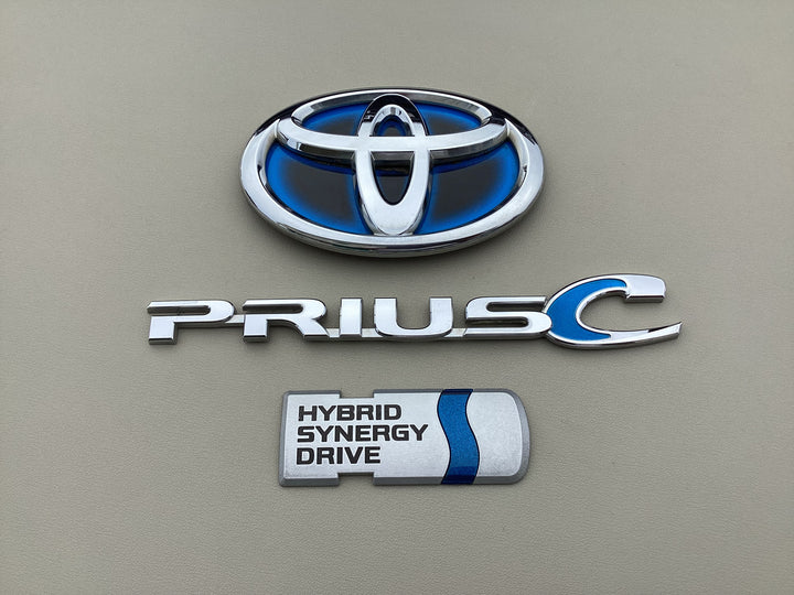 2012-2016 Toyota Prius C Hybrid Trunk Emblem Set