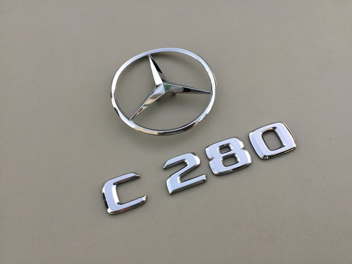 1998-2000 Mercedes C280 Trunk Emblem Set