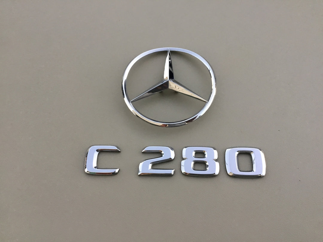 1998-2000 Mercedes C280 Trunk Emblem Set