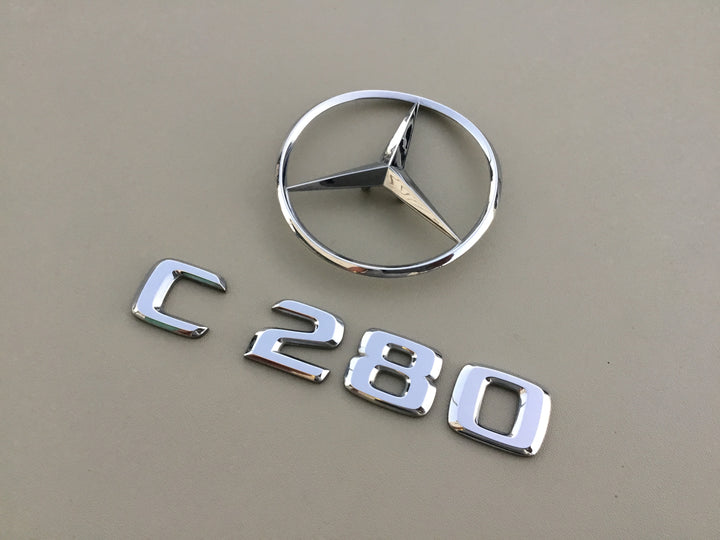 1998-2000 Mercedes C280 Trunk Emblem Set