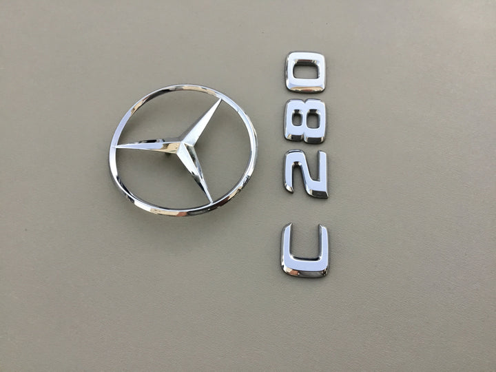 1998-2000 Mercedes C280 Trunk Emblem Set