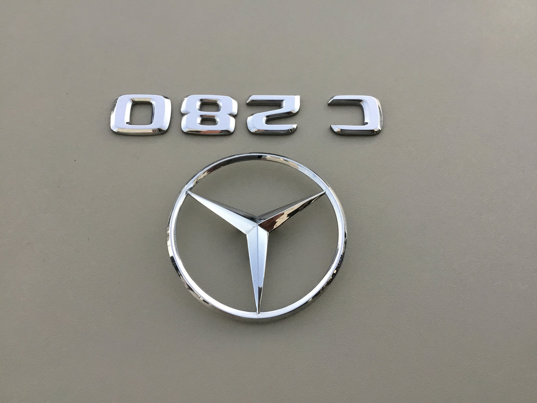 1998-2000 Mercedes C280 Trunk Emblem Set