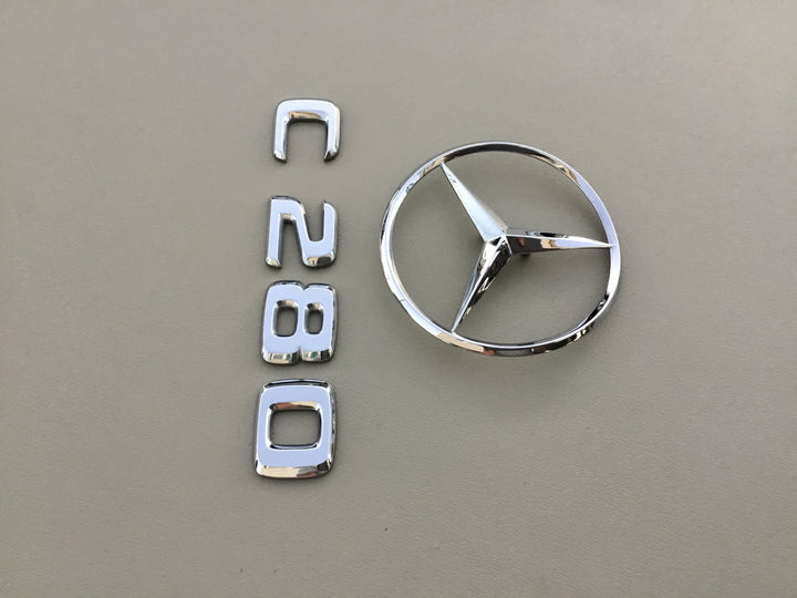 1998-2000 Mercedes C280 Trunk Emblem Set