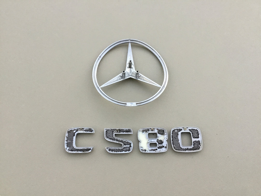 1998-2000 Mercedes C280 Trunk Emblem Set