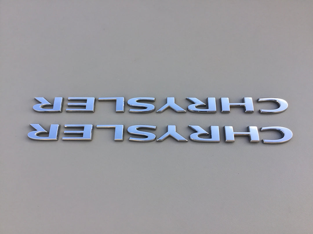 2007-2009 Chrysler Aspen Door Letter Emblem Set