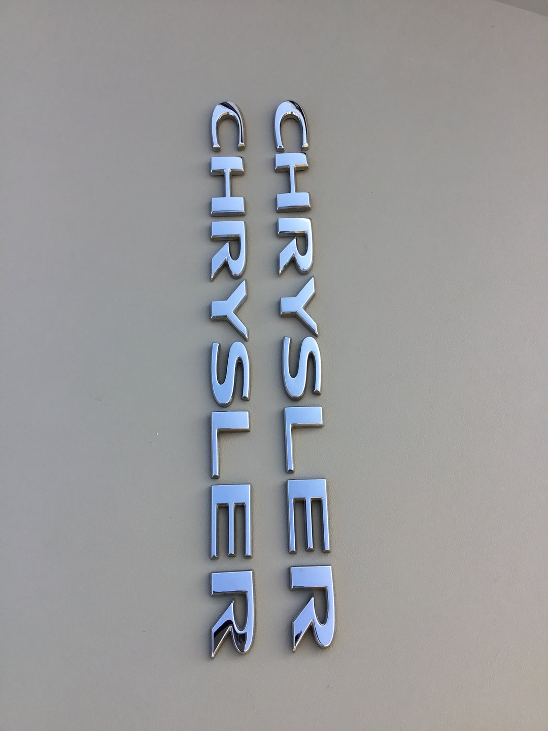 2007-2009 Chrysler Aspen Door Letter Emblem Set