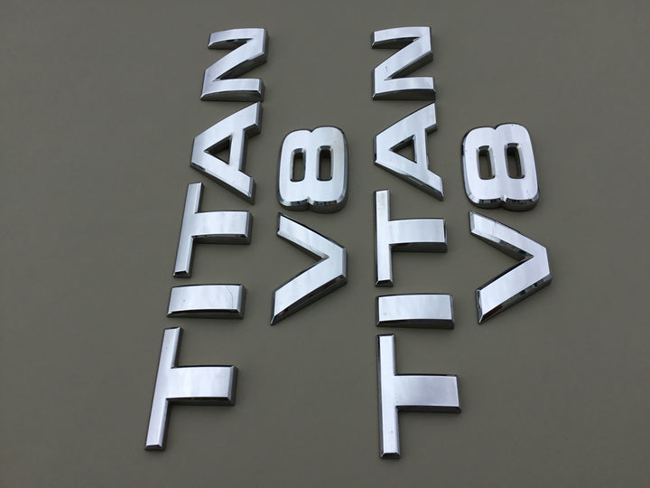 2004-2012 Nissan Titan V8 Door Emblem Set