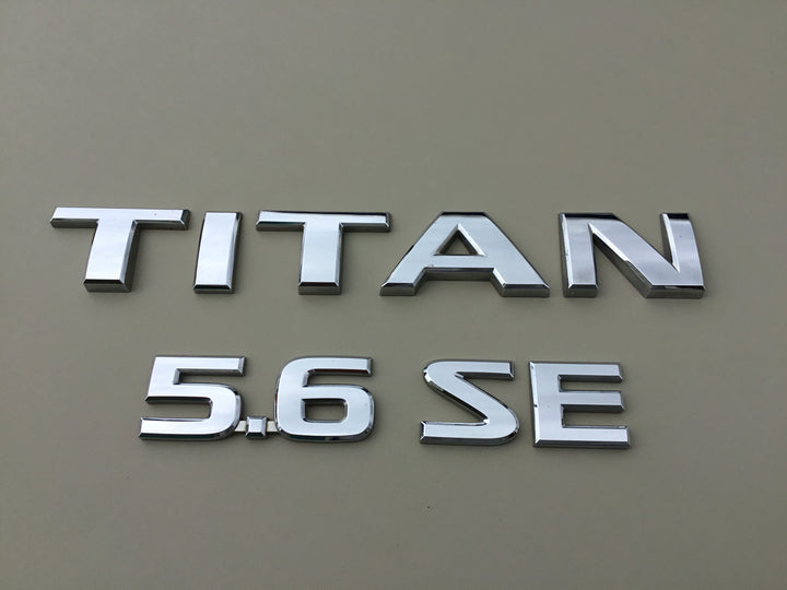 2004-2012 Nissan Titan 5.6 SE Tailgate Emblem Set