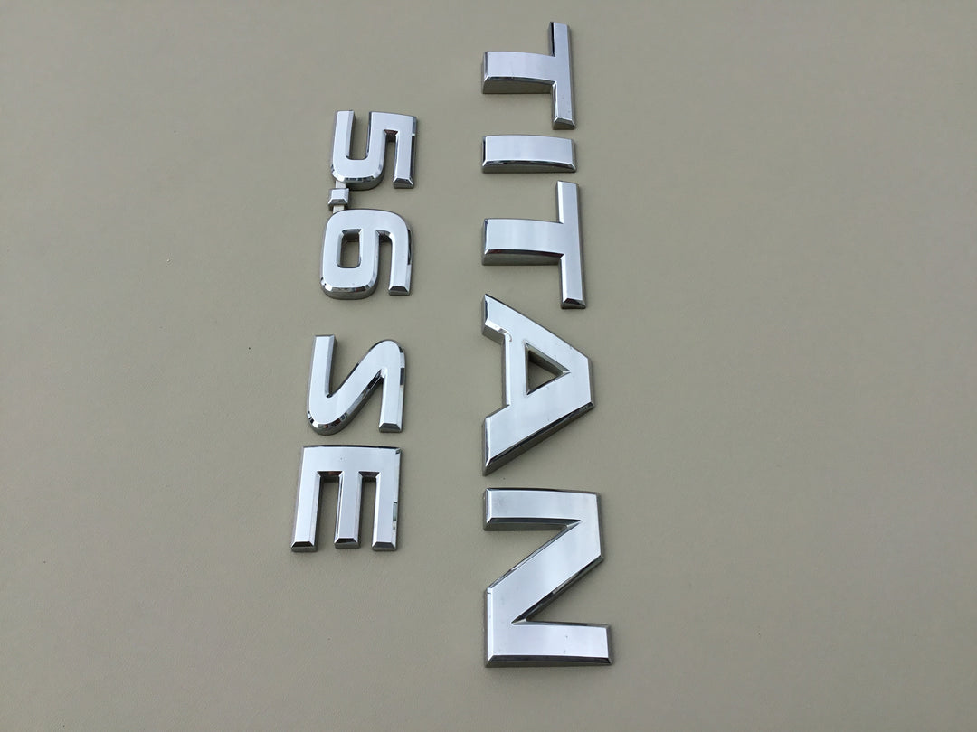 2004-2012 Nissan Titan 5.6 SE Tailgate Emblem Set