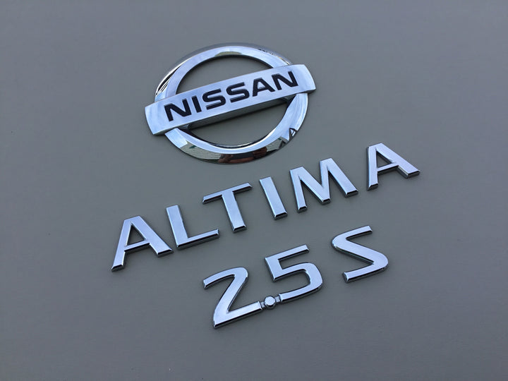 2007-2012 Nissan Altima 2.5 S Trunk Emblem Set