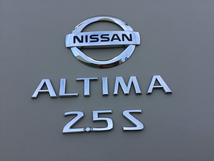 2007-2012 Nissan Altima 2.5 S Trunk Emblem Set