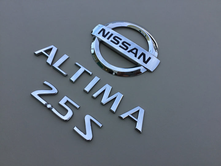 2007-2012 Nissan Altima 2.5 S Trunk Emblem Set