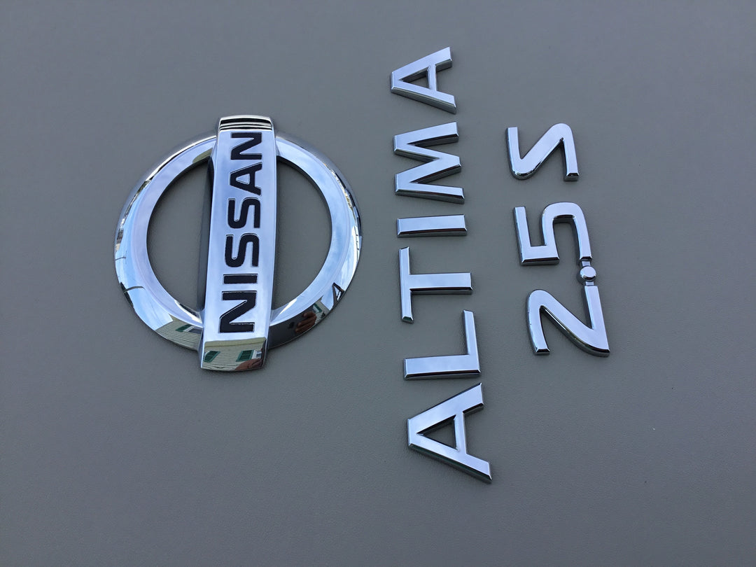 2007-2012 Nissan Altima 2.5 S Trunk Emblem Set