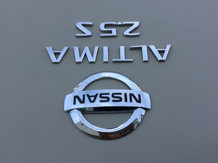 2007-2012 Nissan Altima 2.5 S Trunk Emblem Set