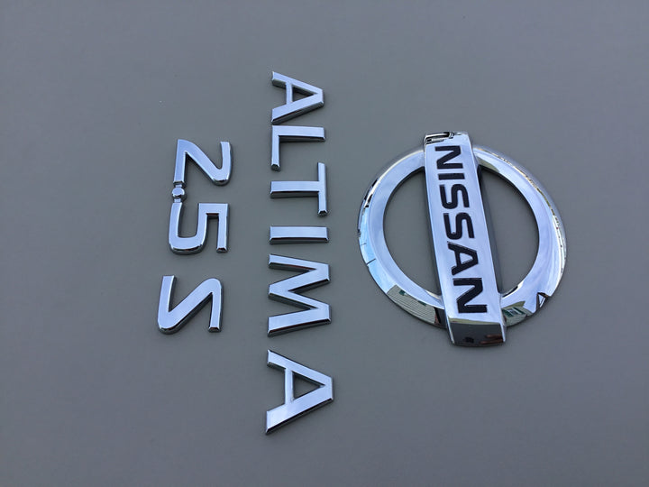 2007-2012 Nissan Altima 2.5 S Trunk Emblem Set