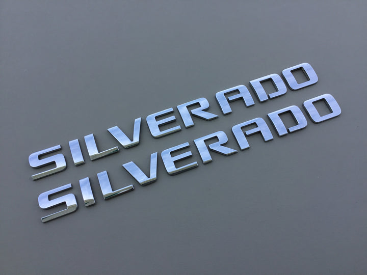 2007-2019 Chevrolet Silverado Door Letter Emblem Set