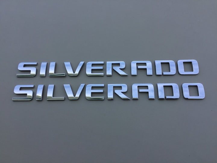 2007-2019 Chevrolet Silverado Door Letter Emblem Set