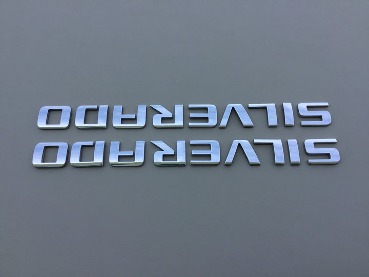 2007-2019 Chevrolet Silverado Door Letter Emblem Set