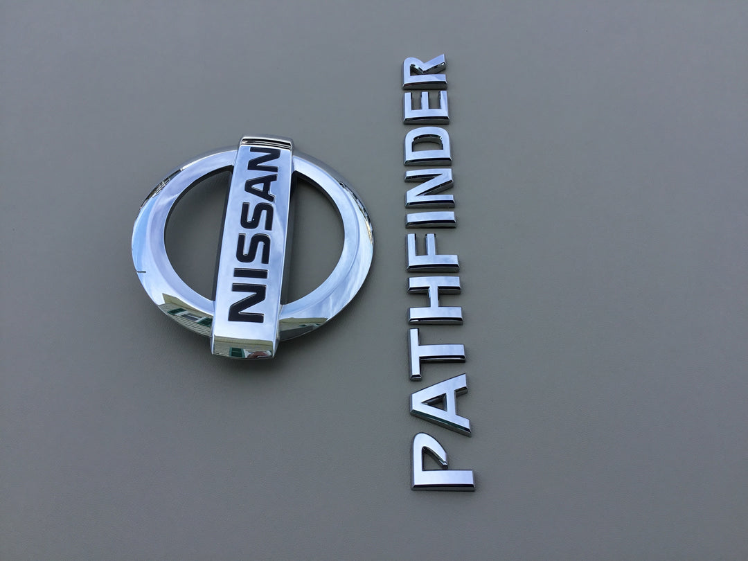 Emblems For Pathfinder 2005-2012 Nissan Pathfinder Tailgate Emblem Set - Emblem Dude