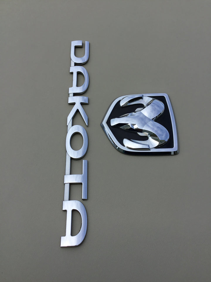 2005-2011 Dodge Dakota Tailgate Emblem Set