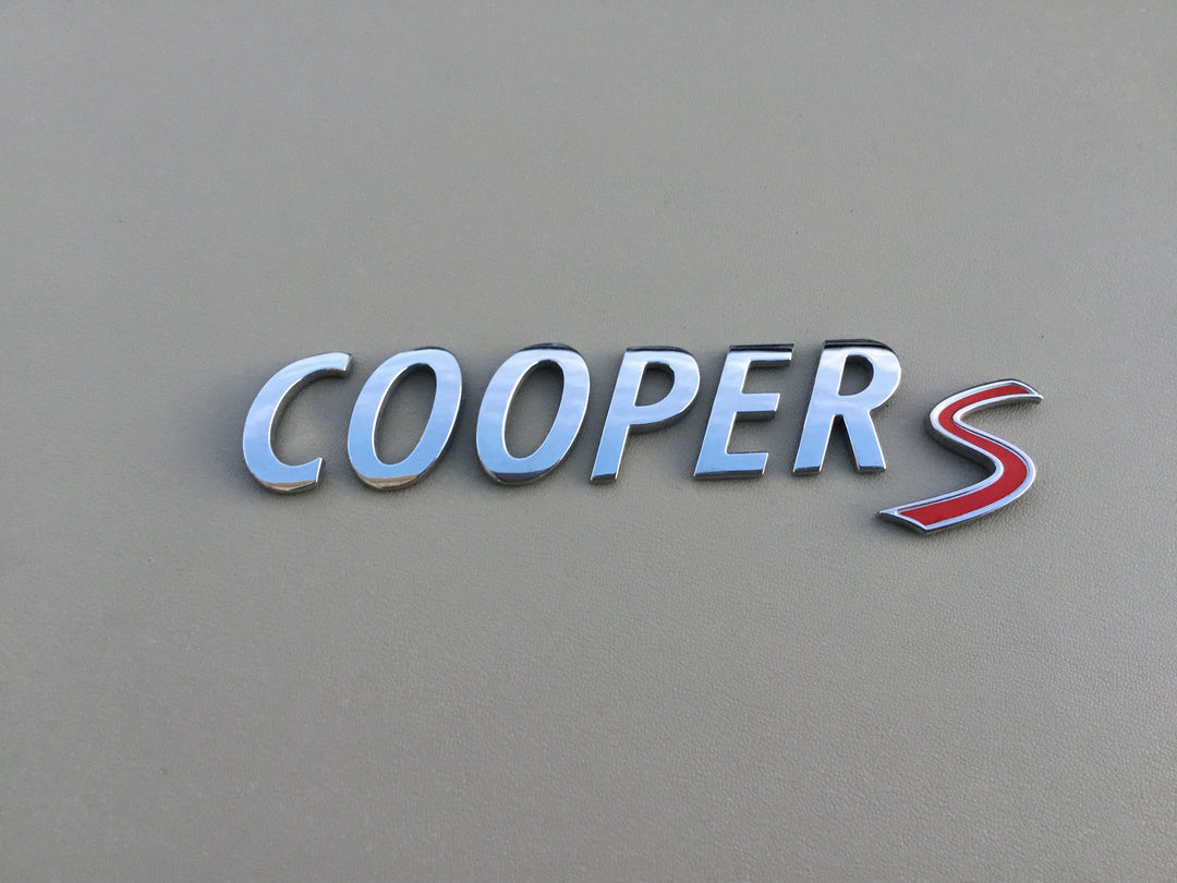 2001-2013 Mini Cooper S Tailgate Letter Emblem Set