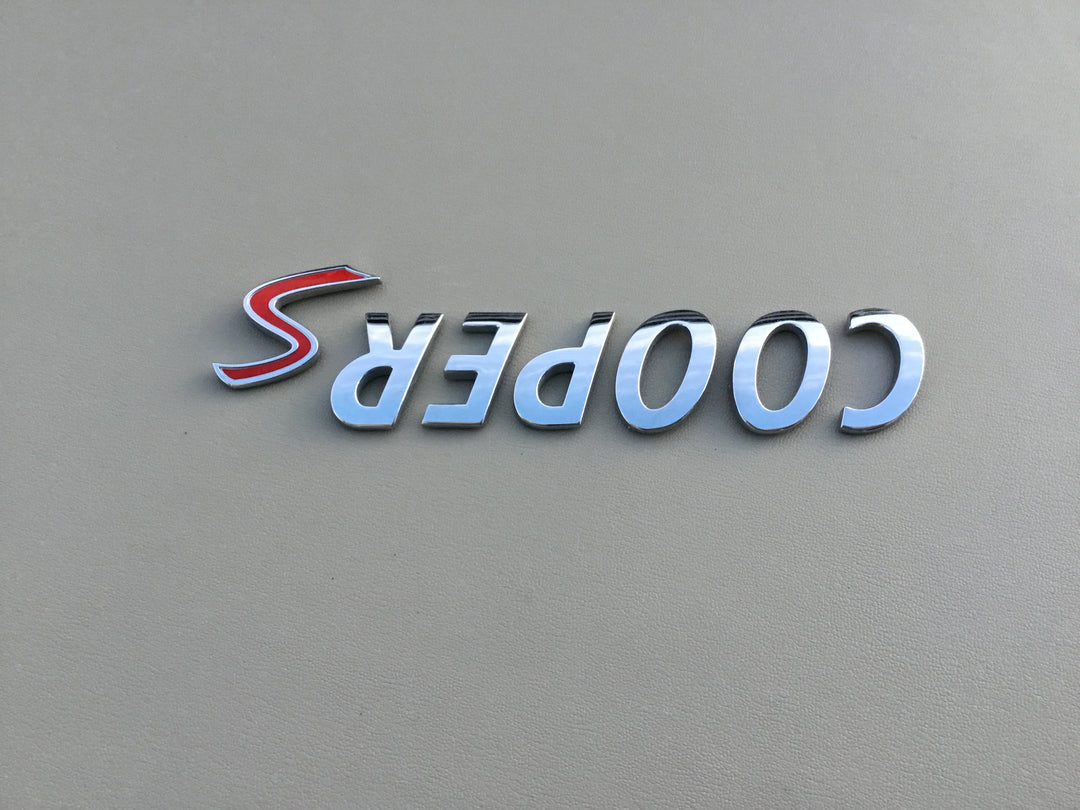 2001-2013 Mini Cooper S Tailgate Letter Emblem Set