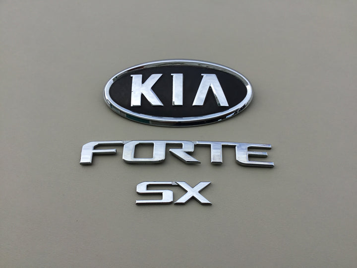 2011-2013 Kia Forte SX Rear Tailgate Emblem Set