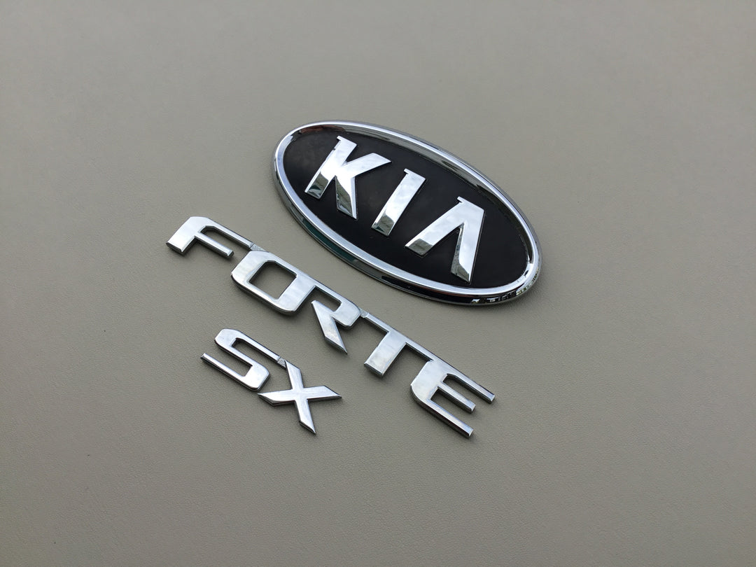 2011-2013 Kia Forte SX Rear Tailgate Emblem Set