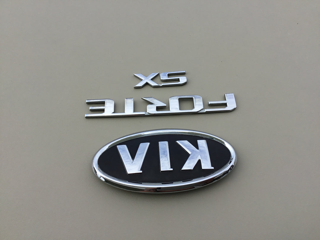 2011-2013 Kia Forte SX Rear Tailgate Emblem Set