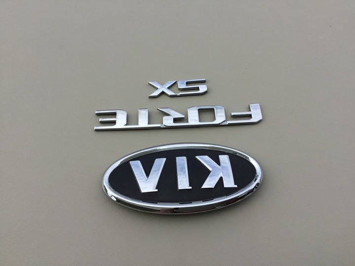 2011-2013 Kia Forte SX Rear Tailgate Emblem Set