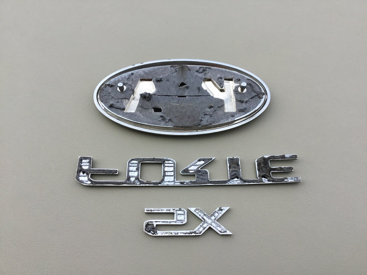 2011-2013 Kia Forte SX Rear Tailgate Emblem Set