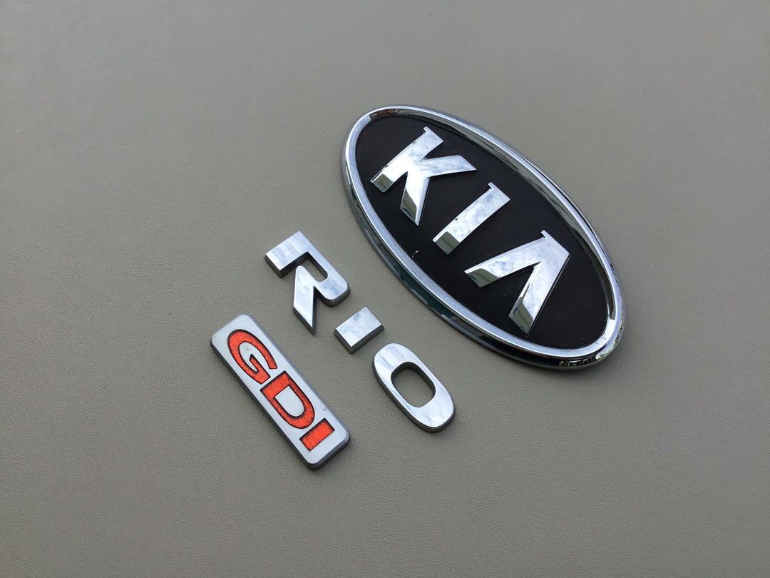 2012-2015 Kia Rio GDI Trunk Emblem Set