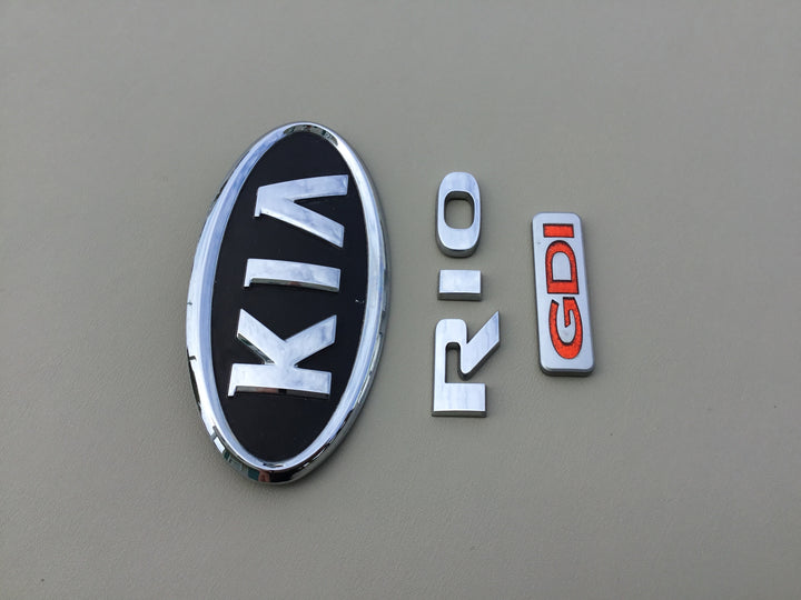 2012-2015 Kia Rio GDI Trunk Emblem Set