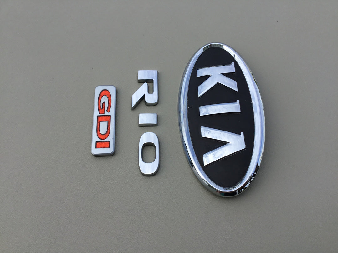 2012-2015 Kia Rio GDI Trunk Emblem Set