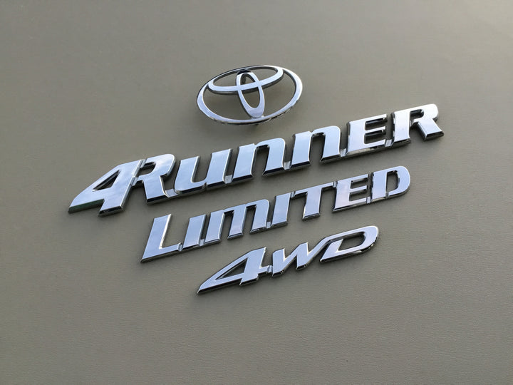 1996-2002 Toyota 4Runner Limited 4WD Tailgate Emblem Set