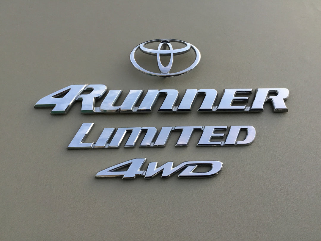 1996-2002 Toyota 4Runner Limited 4WD Tailgate Emblem Set